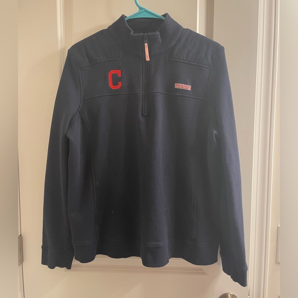 EUC vineyard vines MLB Cleveland shep shirt